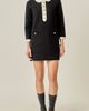English Factory English Factory Collar Detail Knit Minidress - 1
