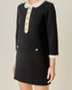 English Factory English Factory Collar Detail Knit Minidress - 3