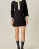 English Factory English Factory Collar Detail Knit Minidress - 5