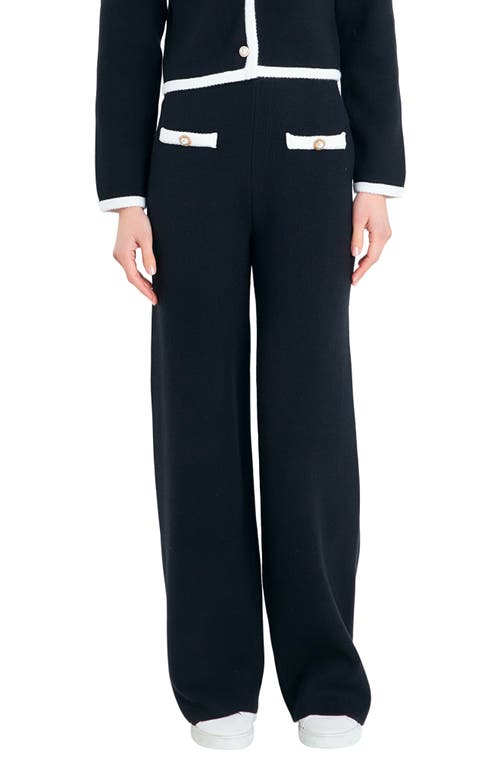 English Factory English Factory Contrast Detail Sweater Knit Pants