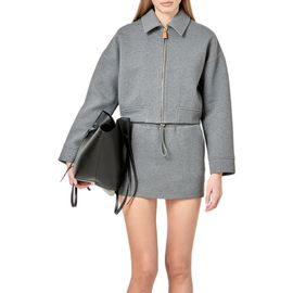 English Factory English Factory Crop Zip Cotton Jacket