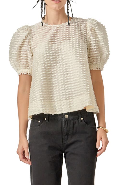 English Factory Puff Sleeve Top