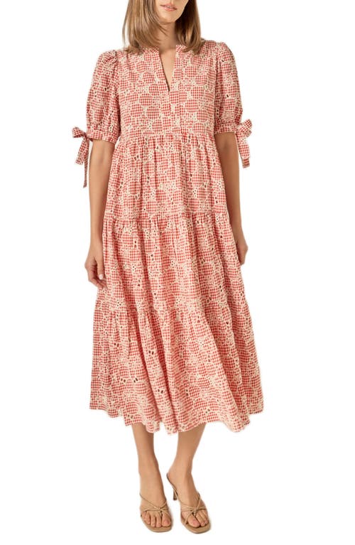 English Factory English Factory Embroidered Midi Dress