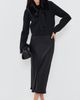 English Factory English Factory Faux Fur Collar Knit Cardigan Black - 5