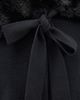 English Factory English Factory Faux Fur Collar Knit Cardigan Black - 6