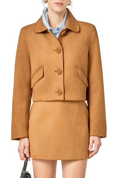 English Factory English Factory Faux Suede Jacket