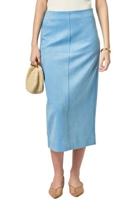English Factory English Factory Faux Suede Midi Skirt