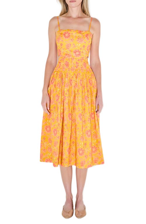 English Factory English Factory Floral Cutout Detail Cotton Sundress