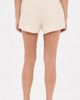 English Factory English Factory Floral Detailed Linen Shorts Light Beige - 3