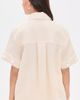 English Factory English Factory Floral Linen Button Down Shirt Light Beige - 3
