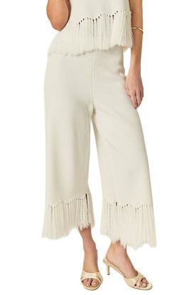English Factory English Factory Fringe Detail Knit Pants