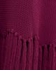 English Factory English Factory Fringe Detailed Midi Skirt Burgundy - 6