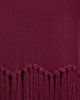 English Factory English Factory Fringe Detailed Sleeveless Knit Top Burgundy - 6