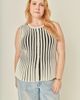 English Factory English Factory Front Button Sleeveless Sweater - 5