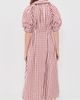 English Factory English Factory Gingham Check Midi Dress Pink Multi - 3