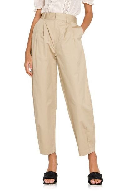 English Factory English Factory High Waist Pleated Trousers