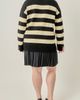 English Factory English Factory Mixed Media Striped Pleated Minidress - 2