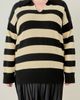 English Factory English Factory Mixed Media Striped Pleated Minidress - 4
