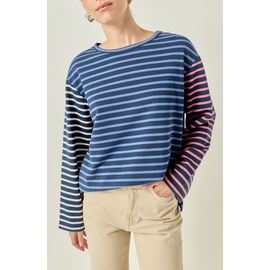 English Factory English Factory Mixed Stripe Top