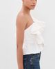 English Factory English Factory One Shoulder Ruffle Top White - 4