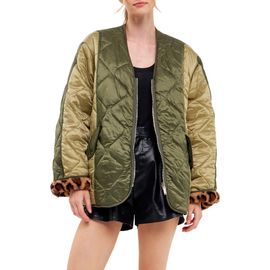 English Factory English Factory Oversize Quilted Ripstop Jacket