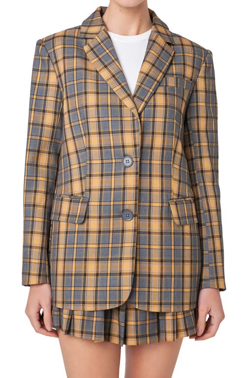 English Factory English Factory Plaid Blazer