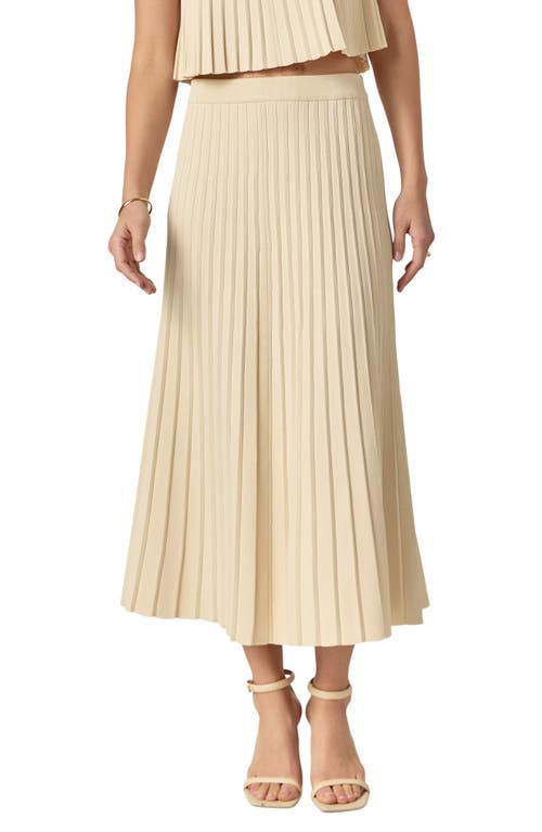 English Factory English Factory Pleated Knit Midi Skirt