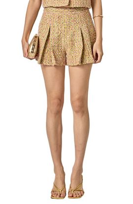 English Factory English Factory Pleated Tweed Shorts