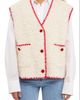 English Factory English Factory Premium Faux Shearling Vest - 1