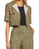 English Factory English Factory Premium Tweed Crop Jacket - 1