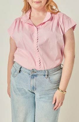 English Factory English Factory Ric-Rac Cotton Shirt
