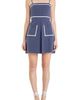 English Factory English Factory Rickrack Trim Sleeveless Linen & Cotton Minidress - 1