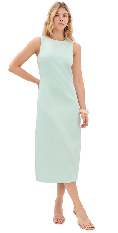 English Factory English Factory Satin Midi Dress Mint