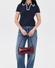 English Factory English Factory Scallop Detailed Short Sleeve Polo Navy/White - 5