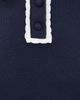 English Factory English Factory Scallop Detailed Short Sleeve Polo Navy/White - 6