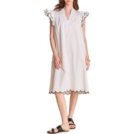 English Factory English Factory Scallop Hem Midi Dress