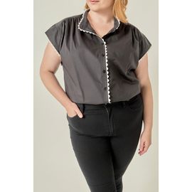 English Factory English Factory Scallop Trim Cotton Top