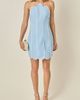 English Factory English Factory Scalloped Halter Minidress - 5