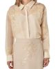 English Factory English Factory Sheer Beaded Long Sleeve Shirt - 1