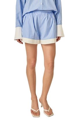 English Factory English Factory Stripe Boyfriend Shorts