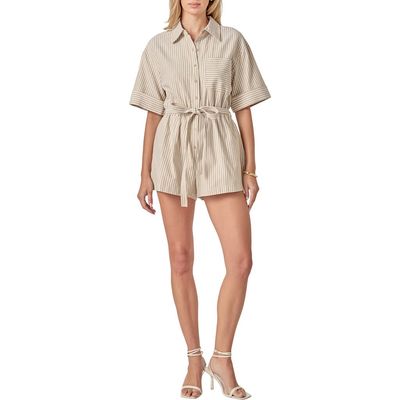 English Factory English Factory Stripe Cotton Blend Romper