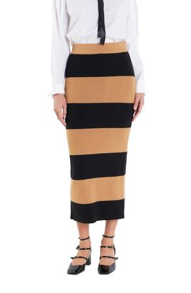 English Factory English Factory Stripe Knit Skirt