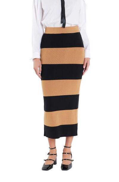 English Factory English Factory Stripe Knit Skirt