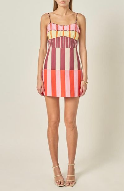 English Factory English Factory Striped Cotton Minidress