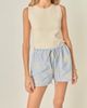 English Factory English Factory Striped Floral Eyelet Shorts - 4