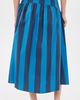 English Factory English Factory Striped Midi Skirt Cornflower/Navy Blue - 3