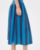 English Factory English Factory Striped Midi Skirt Cornflower/Navy Blue - 4