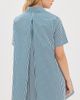 English Factory English Factory Striped Mini Dress White/Indigo Blue - 3