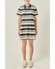English Factory English Factory Striped Polo Minidress - 1