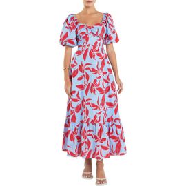 English Factory English Factory Tie Back Maxi Dress